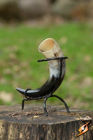 Aegishjalmur Horn With Stand-GoblinSmith