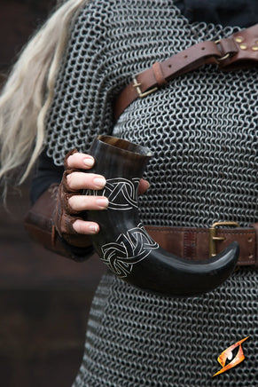 Celtic Horn With Stand-GoblinSmith