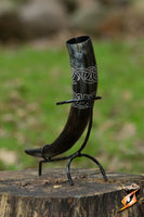 Celtic Horn With Stand-GoblinSmith