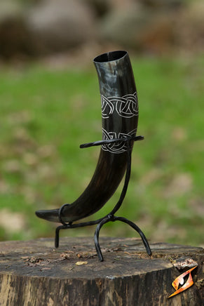 Celtic Horn With Stand-GoblinSmith