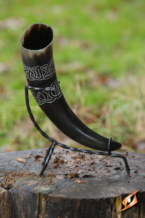 Celtic Horn With Stand-GoblinSmith