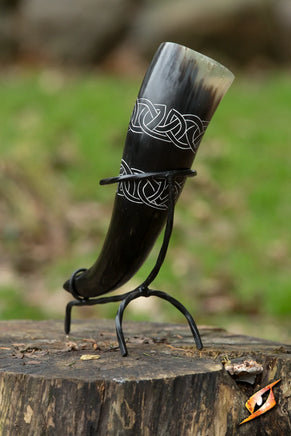 Celtic Horn With Stand-GoblinSmith