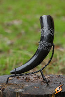 Celtic Horn With Stand-GoblinSmith
