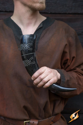 Chieftain drinking horn 16.9 fl oz-GoblinSmith