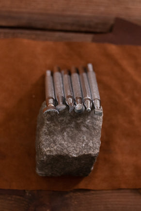 Embossing Tool Set + Swivel Knife, 7 Parts-GoblinSmith