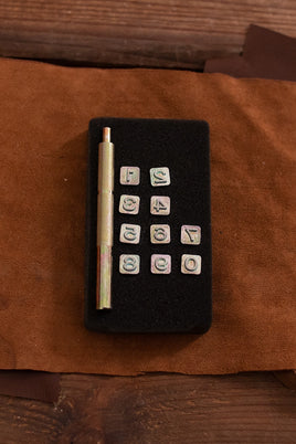 Embossing Tool Set Numbers SIMPLE (6,4 mm)-GoblinSmith