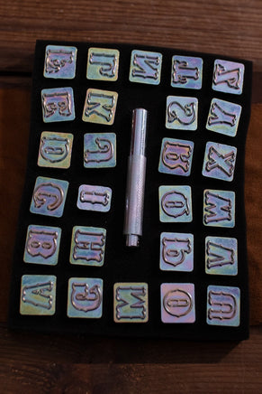 Embossing Tool Set Alphabet STANDARD (19.05 mm)-GoblinSmith