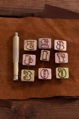 Embossing Tool Set Numbers Standard (19.05 mm)-GoblinSmith