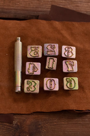 Embossing Tool Set Numbers Standard (19.05 mm)-GoblinSmith