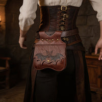 Bat Embossed Waist Bag-GoblinSmith