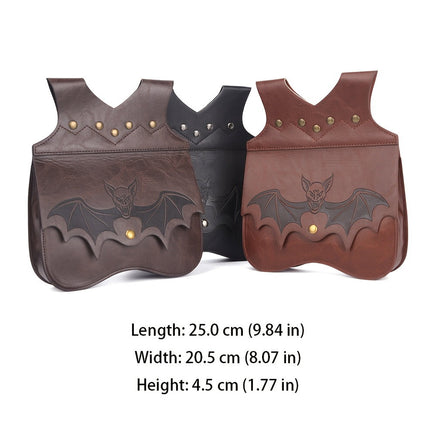 Bat Embossed Waist Bag-GoblinSmith