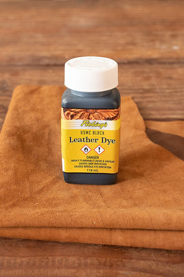 Fiebing's Leather Dye 118 ml. USMC Black-GoblinSmith