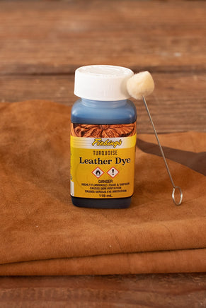 Fiebing's Leather Dye 118 ml. Turquoise-GoblinSmith