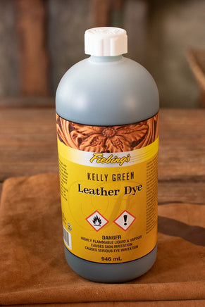Fiebing's Leather Dye 946 ml. Kelly Green-GoblinSmith
