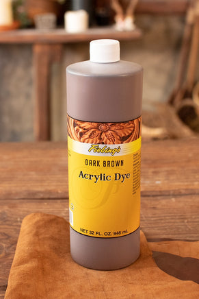 Fiebing's Acrylic Dye 946 ml. Dark Brown-GoblinSmith