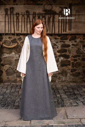 Wool Surcot Albrun Grey-GoblinSmith