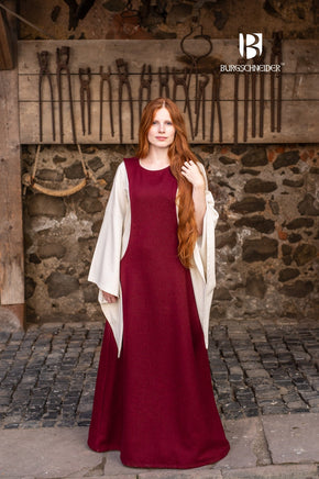 Wool Surcot Albrun Red-GoblinSmith