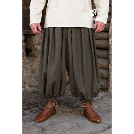 Borys Herringbone Viking Rus Pants-GoblinSmith