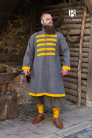 Rus Coat Bartosz Dark Grey/Yellow-GoblinSmith