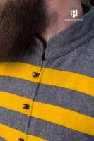 Rus Coat Bartosz Dark Grey/Yellow-GoblinSmith