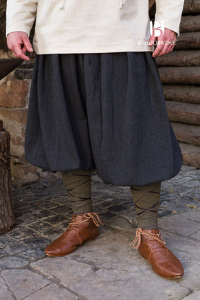 Rus Pants Borys Herringbone Black/Grey-GoblinSmith