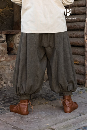 Rus Pants Borys Herringbone Olive/Grey-GoblinSmith
