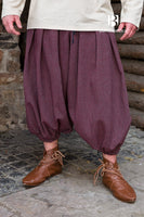 Rus Pants Borys Herringbone Burgundy/Grey-GoblinSmith