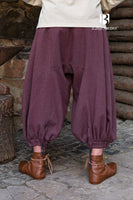Rus Pants Borys Herringbone Burgundy/Grey-GoblinSmith