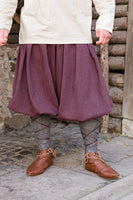 Rus Pants Borys Herringbone Burgundy/Grey-GoblinSmith