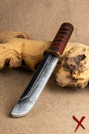 Tanto Throwing Knife Red-GoblinSmith