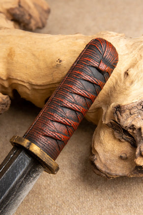 Tanto Throwing Knife Red-GoblinSmith