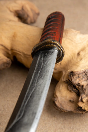 Tanto Throwing Knife Red-GoblinSmith