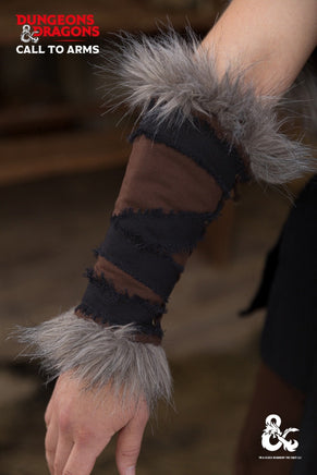 Dungeons & Dragons Barbarian Bracers Brown/Black-GoblinSmith