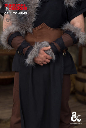 Dungeons & Dragons Barbarian Bracers Brown/Black-GoblinSmith