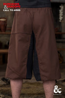 Dungeons & Dragons Barbarian Trousers Brown/Black-GoblinSmith