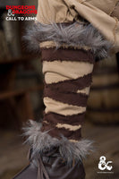 Dungeons & Dragons Barbarian Greaves Hemp/Brown-GoblinSmith