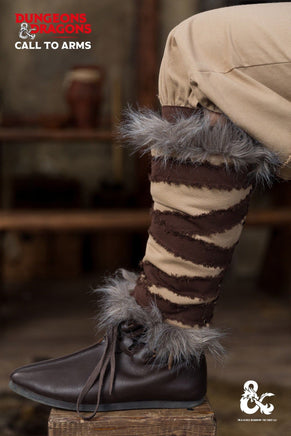 Dungeons & Dragons Barbarian Greaves Hemp/Brown-GoblinSmith