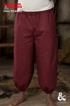 Dungeons & Dragons Monk Trousers Bordeaux-GoblinSmith