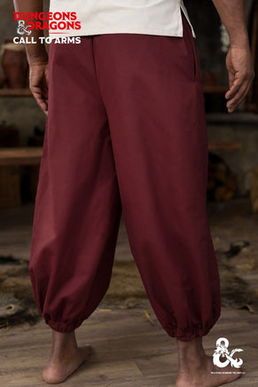 Dungeons & Dragons Monk Trousers Bordeaux-GoblinSmith