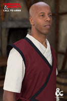 Dungeons & Dragons Monk Vest Bordeaux/Black-GoblinSmith