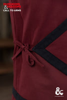 Dungeons & Dragons Monk Vest Bordeaux/Black-GoblinSmith