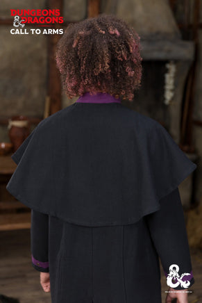 Dungeons & Dragons Warlock Cape Black/Purple-GoblinSmith