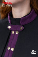 Dungeons & Dragons Warlock Cape Black/Purple-GoblinSmith