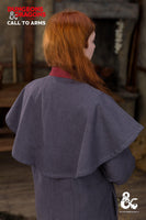 Dungeons & Dragons Warlock Cape Grey/Red-GoblinSmith