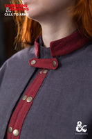 Dungeons & Dragons Warlock Cape Grey/Red-GoblinSmith