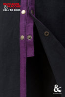 Dungeons & Dragons Warlock Coat Black/Purple-GoblinSmith