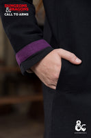 Dungeons & Dragons Warlock Coat Black/Purple-GoblinSmith