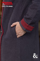 Dungeons & Dragons Warlock Coat Grey/Red-GoblinSmith