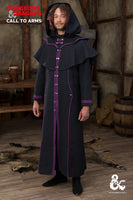 Dungeons & Dragons Warlock Cape Black/Purple-GoblinSmith
