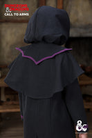 Dungeons & Dragons Warlock Hood Black/Purple-GoblinSmith
